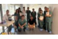 Organizadores, profesores y participantes en el curso