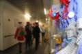 Por unas horas, el grupo llenó los pasillos de hospitalización del centro de alegría e ilusión
