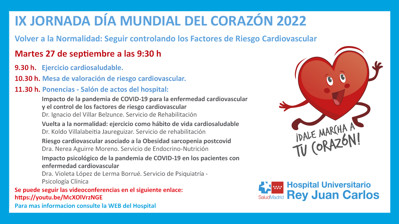 Youtube 1280x720 Jornada Corazón Constantes 2022 HURJC