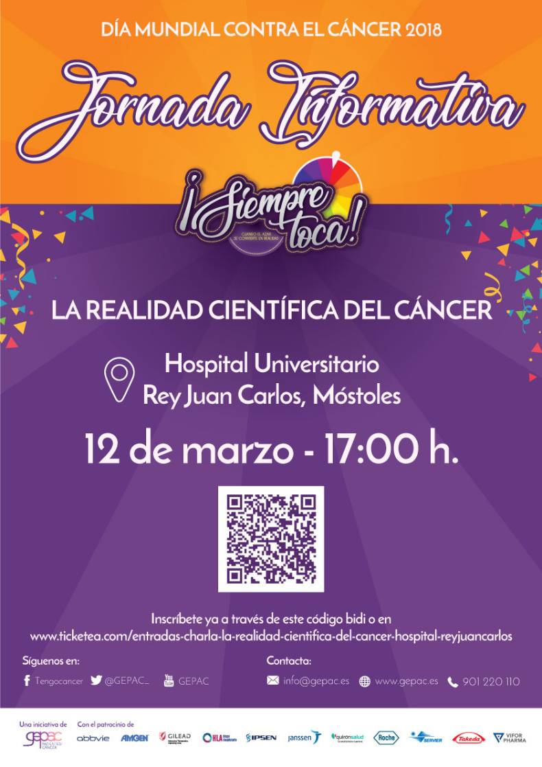 Cartel Jornada La realidad científica del cáncer